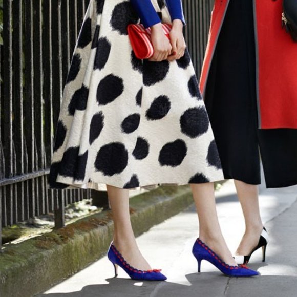 LK Bennett Suede Kitten Heel -Feminine styles with just the right amount of lift - Picture 1 of 10